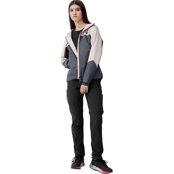 Kurtka damska 4FSS23TJACF024 4F - szary/różowy