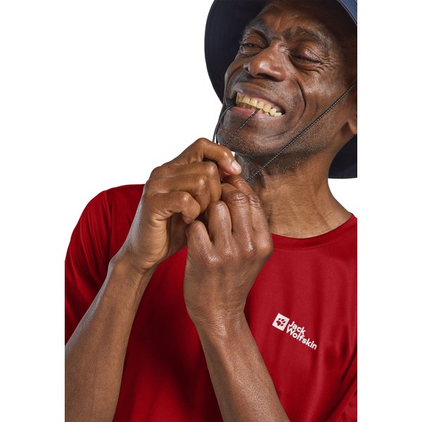 Koszulka męska Tech T Jack Wolfskin - adrenaline red