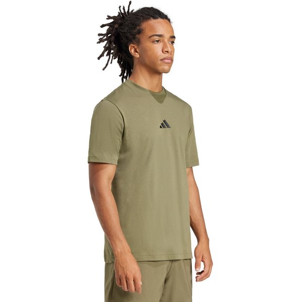 Koszulka męska Essentials Small Logo Adidas - green