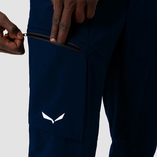 Spodnie trekkingowe męskie Puez Durastretch Cargo Salewa - navy blazer