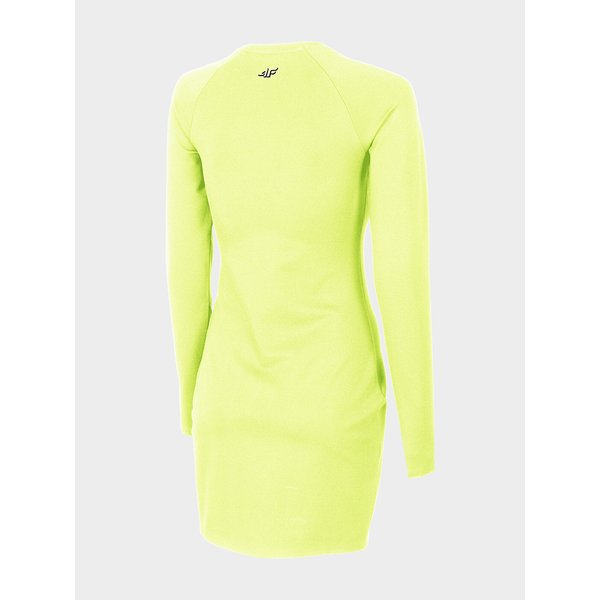 Sukienka damska H4Z22 SUDD011 4F - soczysta zieleń