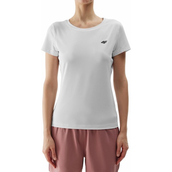 Koszulka damska 4FWSS24TFTSF604 4F - biały