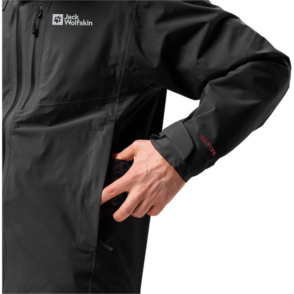 Kurtka męska Eagle Peak 2L Jack Wolfskin - czarna