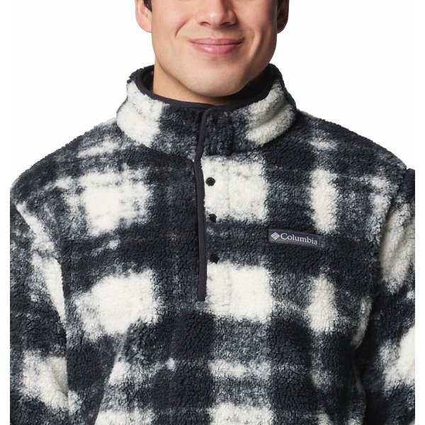 Bluza polarowa męska Rugged Ridge Half Snap Fleece Columbia - Chalk Omblur