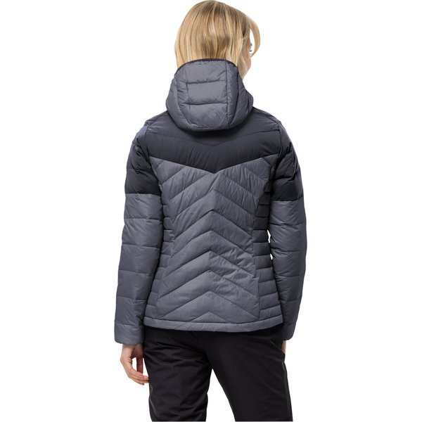 Kurtka puchowa damska Tundra Down Hoody Jack Wolfskin - dolphin