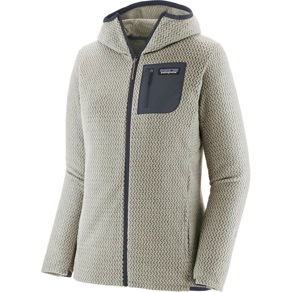 Polar damski R1 Air Full-Zip Hoody Patagonia - birch white