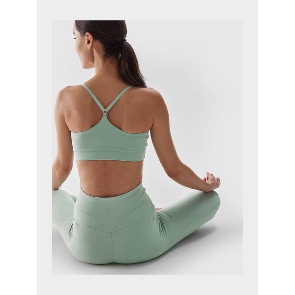 Biustonosz sportowy damski USBAF143 4F - mięta