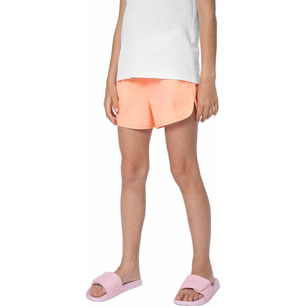 Spodenki kąpielowe dziewczęce 4FJSS23UBDSF033 4F - łososiowy