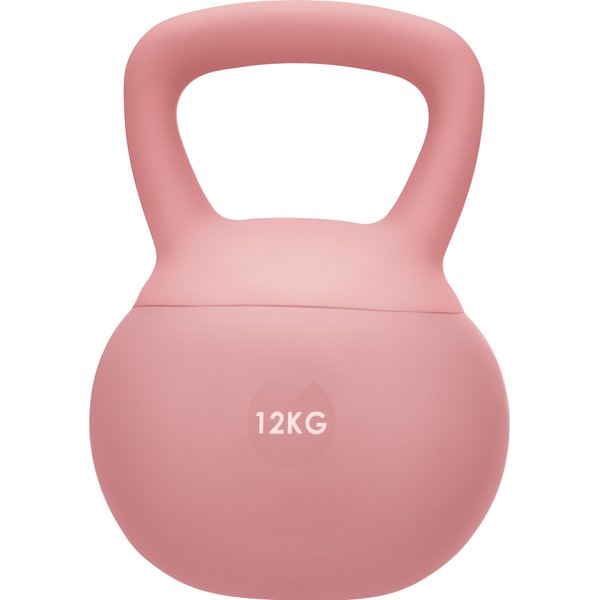 Miękki kettlebell FlexLift 12kg Gymtek - 12kg soft pink