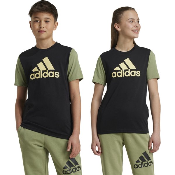 Koszulka juniorska Essentials Big Logo Colorblock Adidas