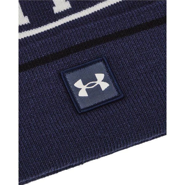 Czapka Halftime Pom Beanie Under Armour - Midnight Navy/Summit White