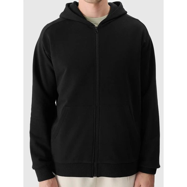 Bluza męska TSWSM1584 4F - głęboka czerń