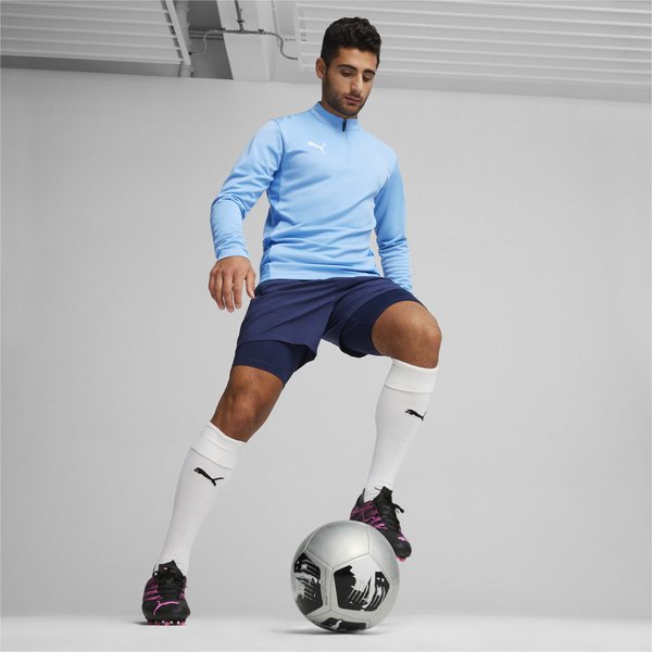 Spodenki męskie Teamgoal 2w1 Puma - Navy-White