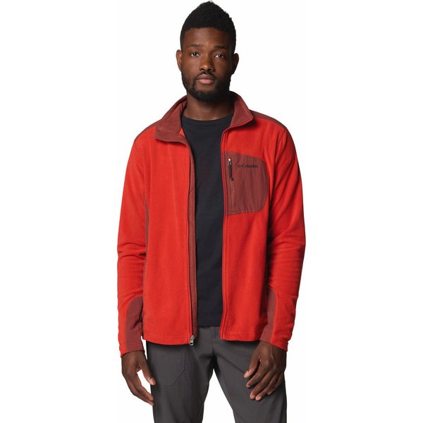 Polar męski Klamath Range Full Zip Columbia - Sail Red, Spice