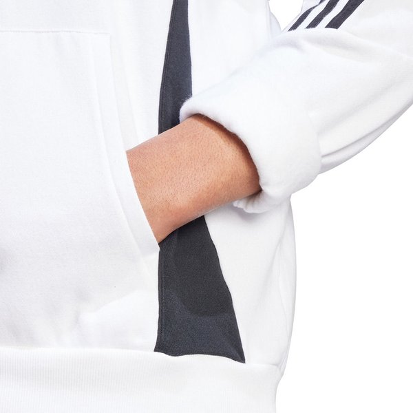 Bluza męska Tiro 24 Sweat Hooded Adidas - biała