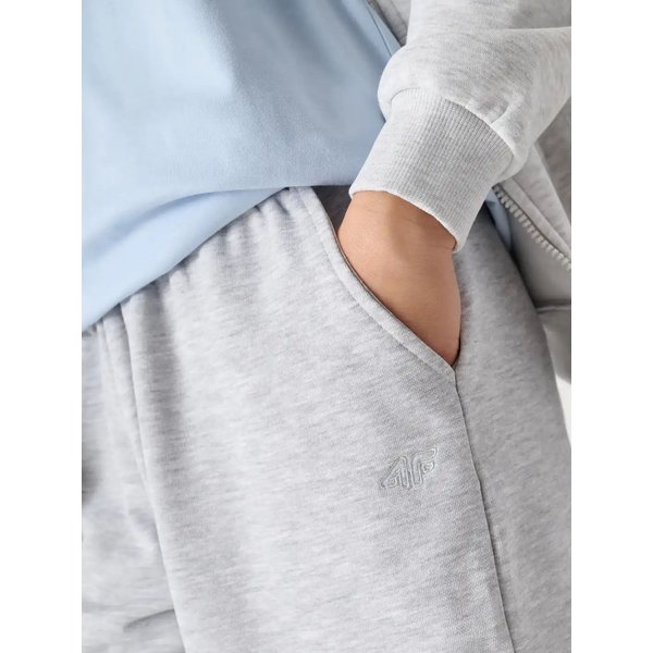 Spodenki chłopięce TSHOM629 4F - szary melanż