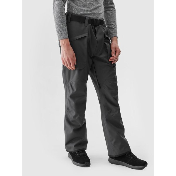 Spodnie narciarskie męskie 4FAW23TFTRM403 4F - ciemny szary
