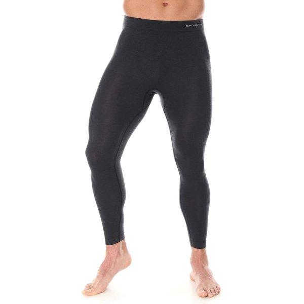 Legginsy męskie Comfort Wool Brubeck - grafitowe