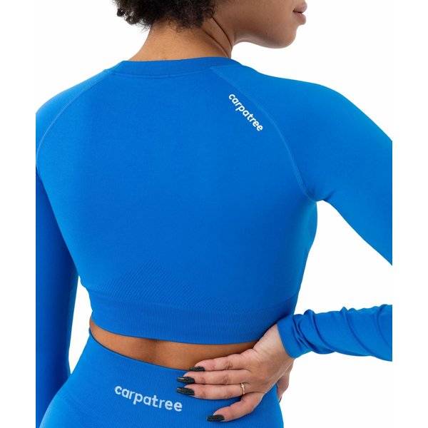 Longsleeve bezszwowy damski Blaze Carpatree - Mali-Blue