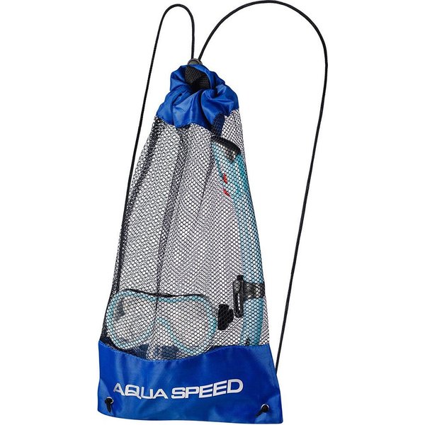 Zestaw do nurkowania juniorski Enzo Evo: maska+fajka Aqua-Speed - błękitna