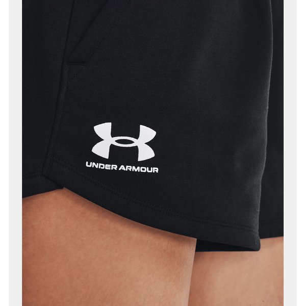 Spodenki damskie Rival Fleece Under Armour - czarny