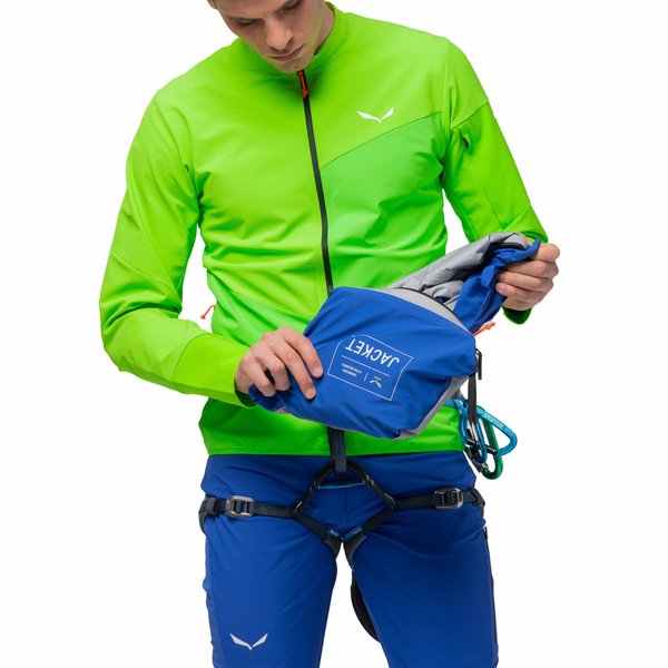 Kurtka męska Agner 2 PTX 3L Salewa - gold