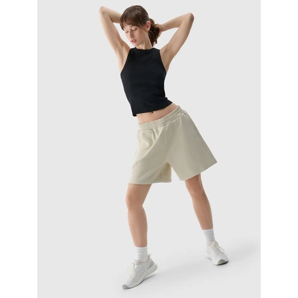 Bezrękawnik damski TSLEF119 4F - głęboka czerń