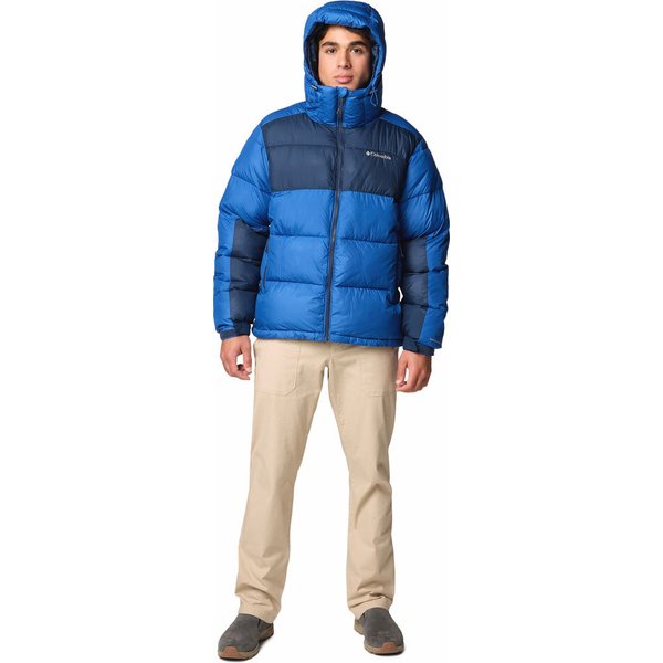 Kurtka puchowa męska Pike Lake II Hooded Columbia - Mountain Blue
