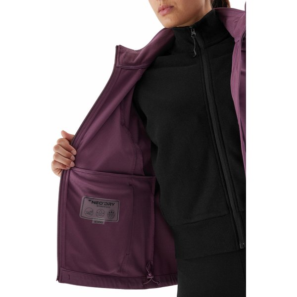 Softshell damski 4FAW23TSOFF152 4F - ciemny róż