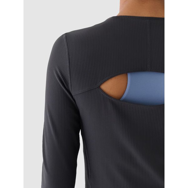 Longsleeve damski TFLOF250 4F - antracyt