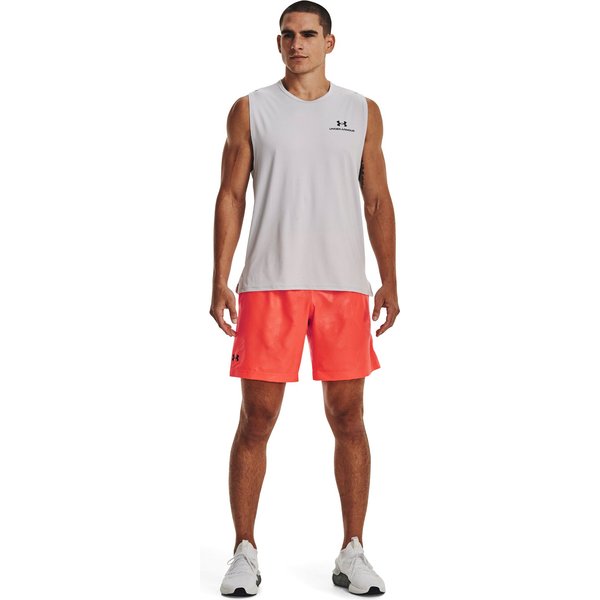 Spodenki męskie Woven Emboss Training Under Armour - pomarańczowe