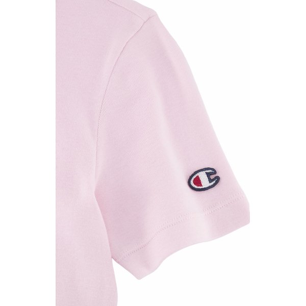 Koszulka damska C Logo Patch Crewneck Legacy Champion - różowa
