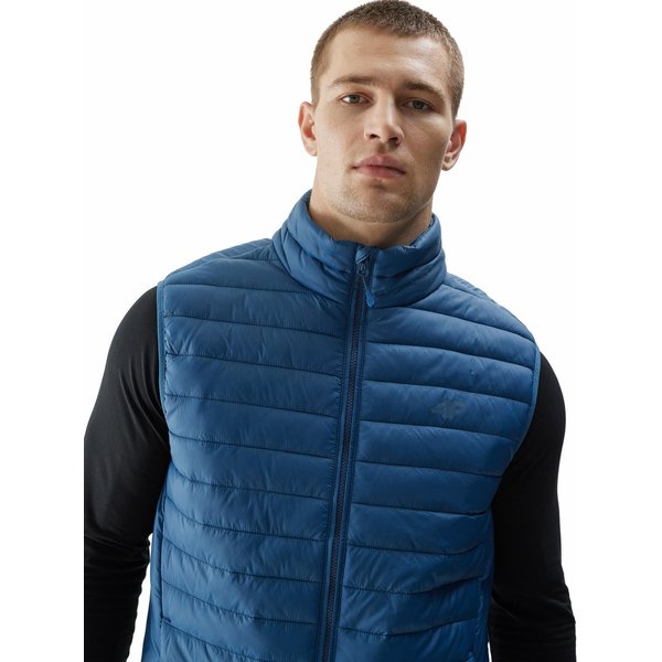 Kamizelka męska 4FAW23TVESM062 4F - denim