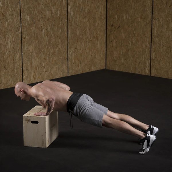 Skrzynia plyometryczna drewniana, crossfit DSCO4 HMS