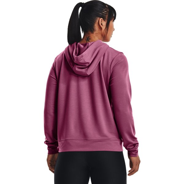 Bluza damska Rival Terry Hoodie Under Armour - różowy1