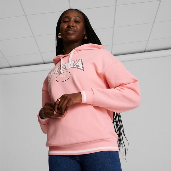 Bluza damska Squad Hoodie FL Puma - różowy