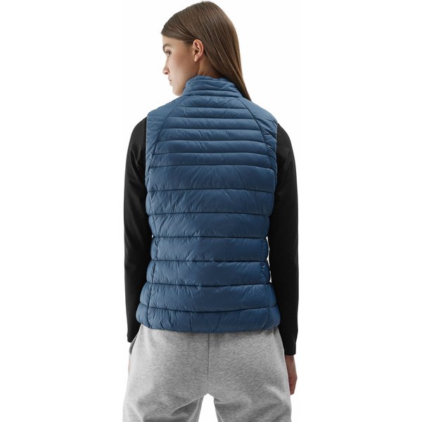 Kamizelka damska 4FAW23TVESF072 4F - denim