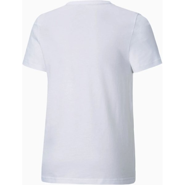 Koszulka juniorska Essentials Logo Tee Puma - white