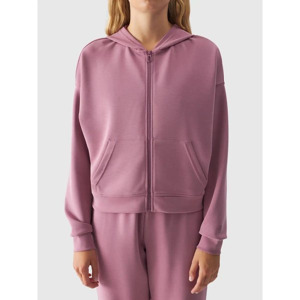 Bluza damska TSWSF1341 4F - ciemny róż