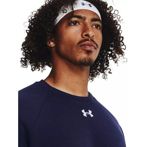 Bluza męska Rival Fleece Crew Hoodie Under Armour - granatowa