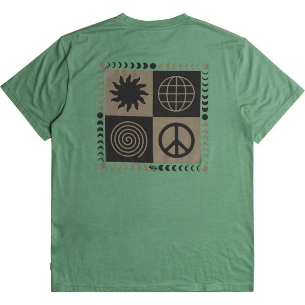 Koszulka męska Peace Phase Quiksilver - Frosty Spruce