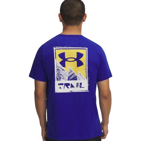 Koszulka męska Trail Run Graphic Tee Under Armour - Royal / Reflective