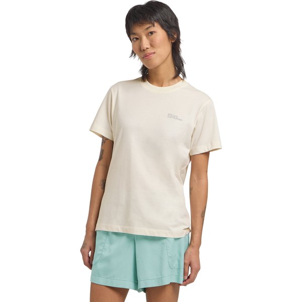 Koszulka damska Essential Jack Wolfskin - cotton white