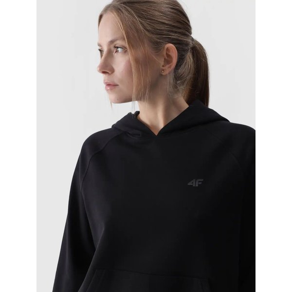 Bluza damska 4FWMM00TSWSF1468 4F - głęboka czerń