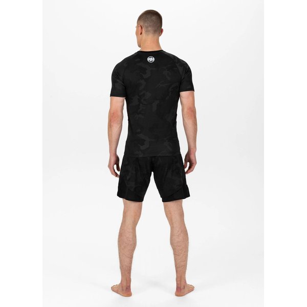 Koszulka męska Mens Rash T-S Net Camo 2 Pitbull West Coast