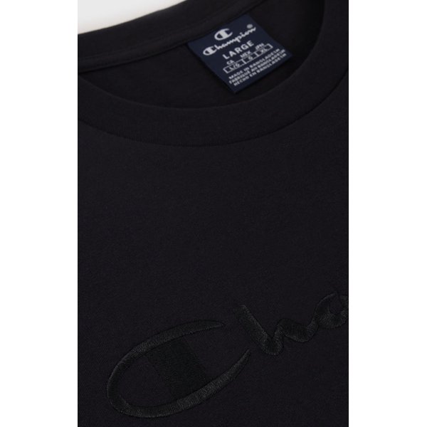 Koszulka męska Logo Script Comfort Champion - czarna