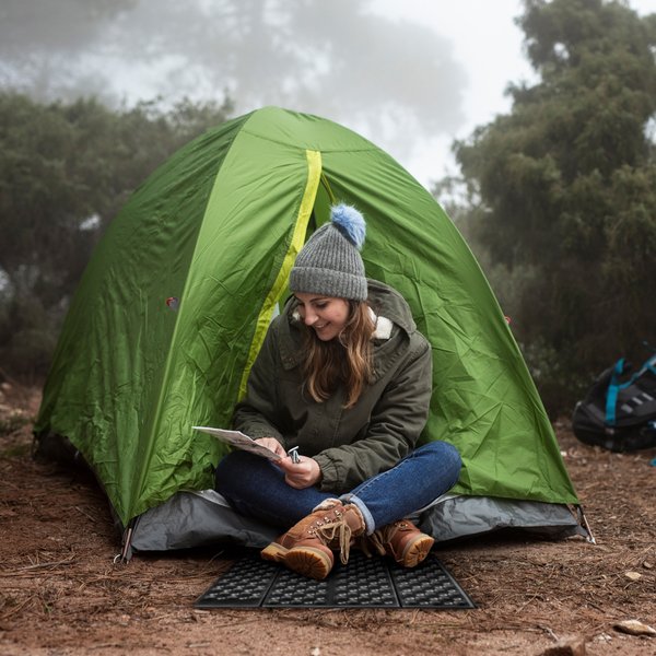 Karimata, siedzisko 38x28x1cm Outtec - czarna