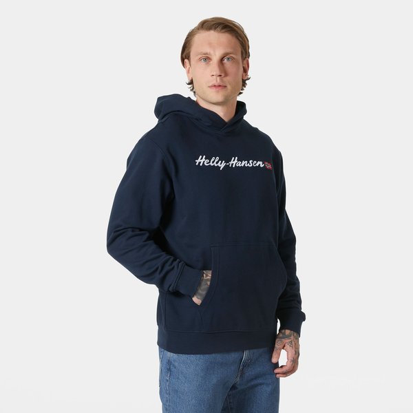 Bluza męska Core Graphic Sweat Hoodie Helly Hansen - navy