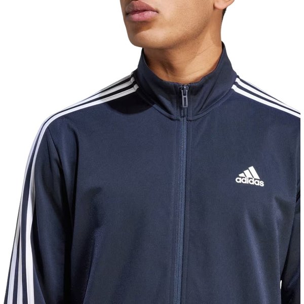 Bluza męska Primegreen Essentials Warm-Up 3-Stripes Adidas - Legend Ink/White