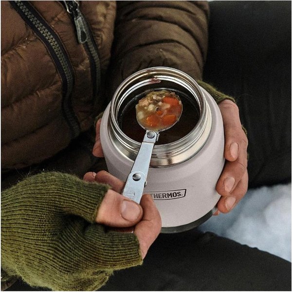 Termos obiadowy Icon z łyżką i kubkiem 470ml Thermos